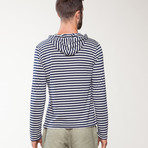 Julian Pullover // Navy/Grey (S)