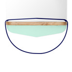 Modeste Mirror (Navy Blue & Pastel Green)