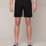 Cotton Chino Shorts // Black (30)