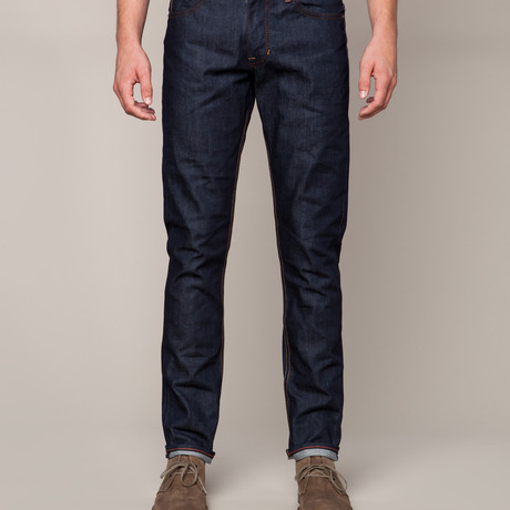 Grand Street Slim Fit Jeans // Tonal Stitch (30WX34L)
