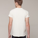 Battered Scoop Neck Tee (XS)