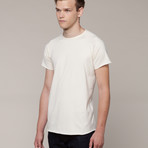 Battered Scoop Neck Tee (XS)