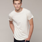 Battered Scoop Neck Tee (XS)