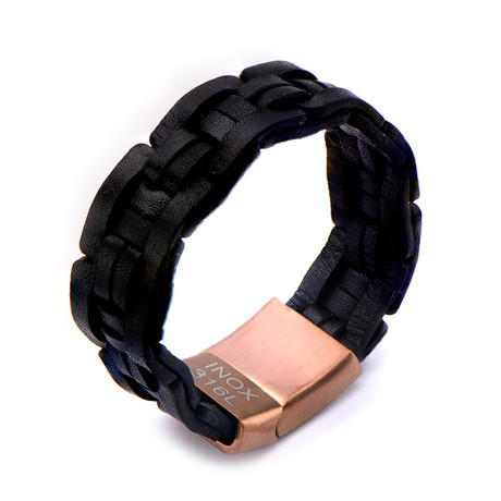 Leather Bracelet // Black