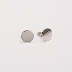 Round Cufflinks // Metallic