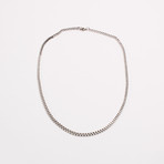 Box Chain Necklace // Metallic