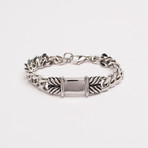 Cuban Bracelet // Gothic Accent