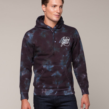 Galaxy Tie Dye Sweatshirt // Black (S)