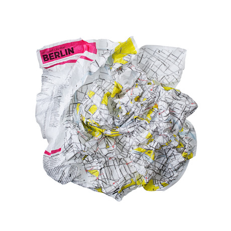 Crumpled City Map // Berlin