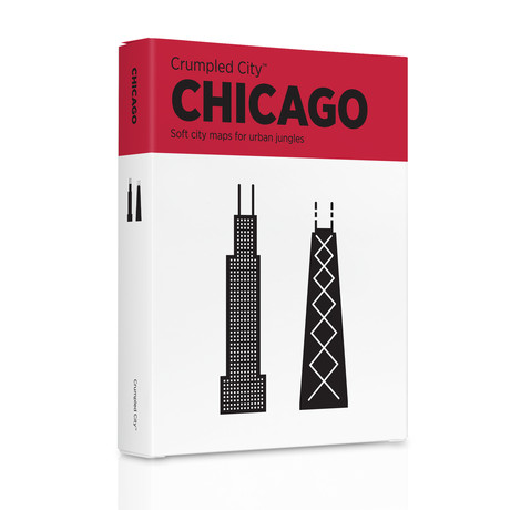 Crumpled City Map // Chicago