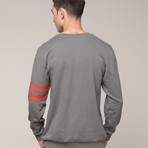 Flag Sweatshirt // Charcoal (M)