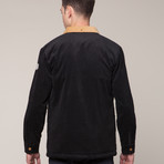 Boston Corduroy Overshirt // Black (L)