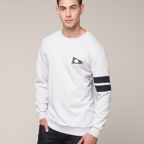 Flag Sweatshirt // White (S)