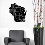 Wisconsin // Acrylic Cutout State Map