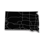 South Dakota // Acrylic Cutout State Map