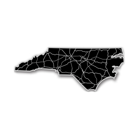 North Carolina // Acrylic Cutout State Map