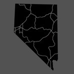 Nevada // Acrylic Cutout State Map