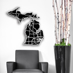 Michigan // Acrylic Cutout State Map