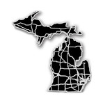 Michigan // Acrylic Cutout State Map