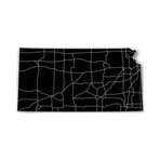 Kansas // Acrylic Cutout State Map