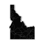 Idaho // Acrylic Cutout State Map