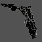 Florida // Acrylic Cutout State Map