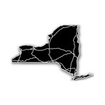 New York // Acrylic Cutout State Map