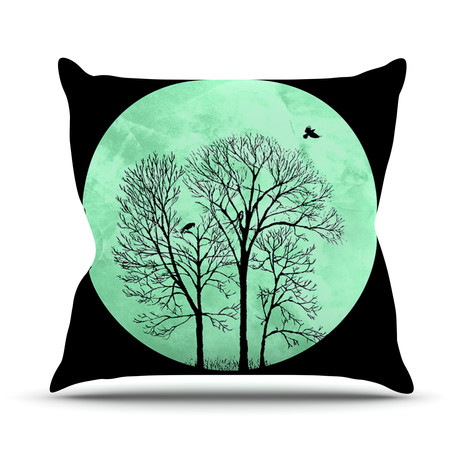 Micah Sager "Perch" Throw Pillow (16" x 16")
