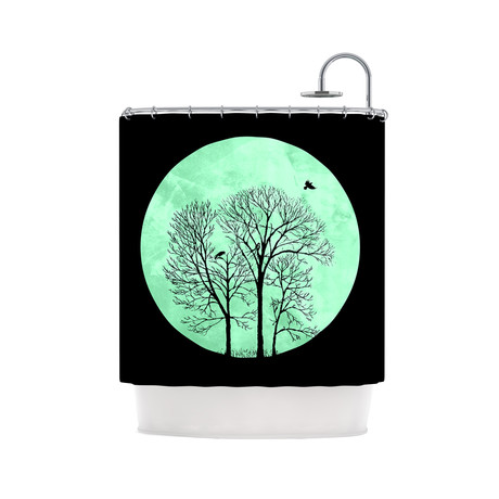 Micah Sager "Perch" Shower Curtain