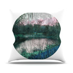 Micah Sager "Swamp" Throw Pillow (16" x 16")