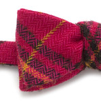 Classic Bow Tie // Textured Tartan Plaid