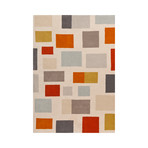 Scion // Rust + Burnt Orange + Gray (2' x 3')