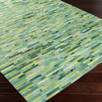 Houseman // Lime + Emerald/Kelly Green (5' x 8')