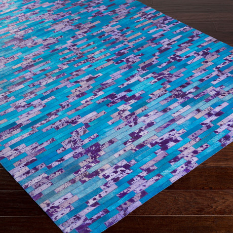 Houseman // Cobalt + Violet (5' x 8')