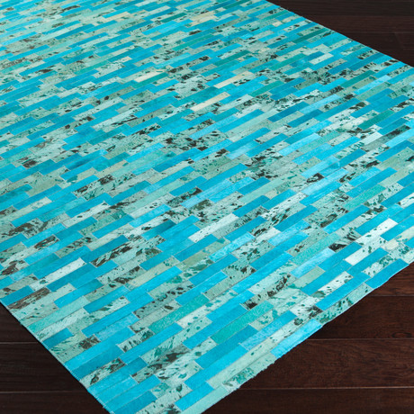 Houseman // Aqua + Mint + Forest (5' x 8')