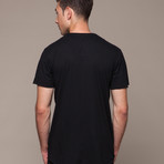 Contrast Pocket Tee // Black (M)