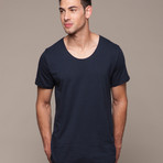 Basic U Neck Tee (S)