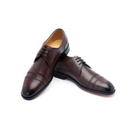 Double-Stitched Derby // Dark Brown (US: 10)