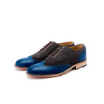 Wingtip Combination Brogue // Grey/Blue (US: 9)