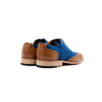 Wingtip Combination Brogue // Tan/Blue (US: 10)