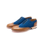 Wingtip Combination Brogue // Tan/Blue (US: 10)