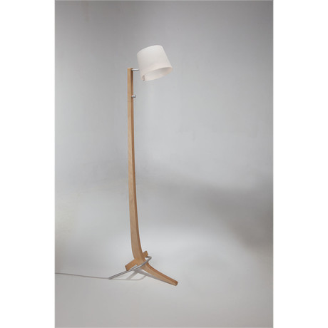 Silva LED Floor Lamp // Baltic Birch (Beech)