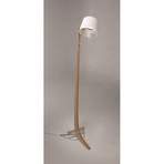 Silva LED Floor Lamp // Baltic Birch (Beech)