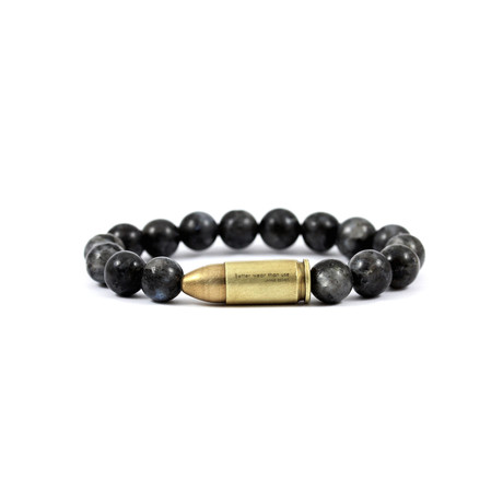 Small Bullet Bracelet // Labradorite (Small)