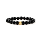 Bullet Bracelet // Onyx & Crystal (Small)