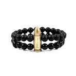 Double Bracelet // Onyx (Small)