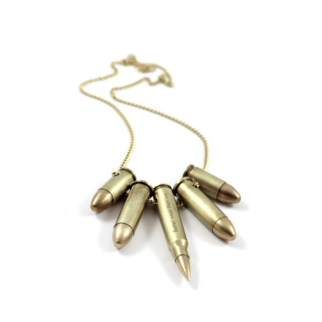 5 Bullets Necklace