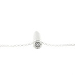 Big Bullet Necklace // Silver