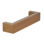 Slimline Hand Towel Rail // 28cm (Natural Oak)