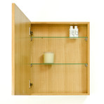 Slimline Cabinet 550 (Natural Oak)